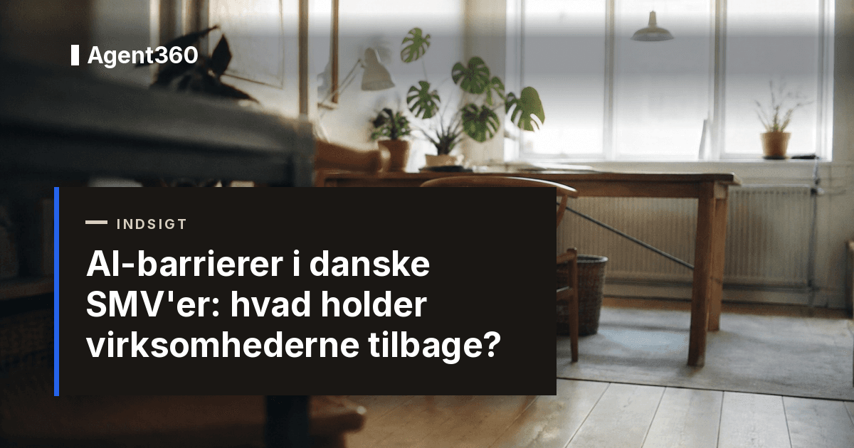 AI-barrierer i danske SMV'er: hvad holder virksomhederne tilbage?