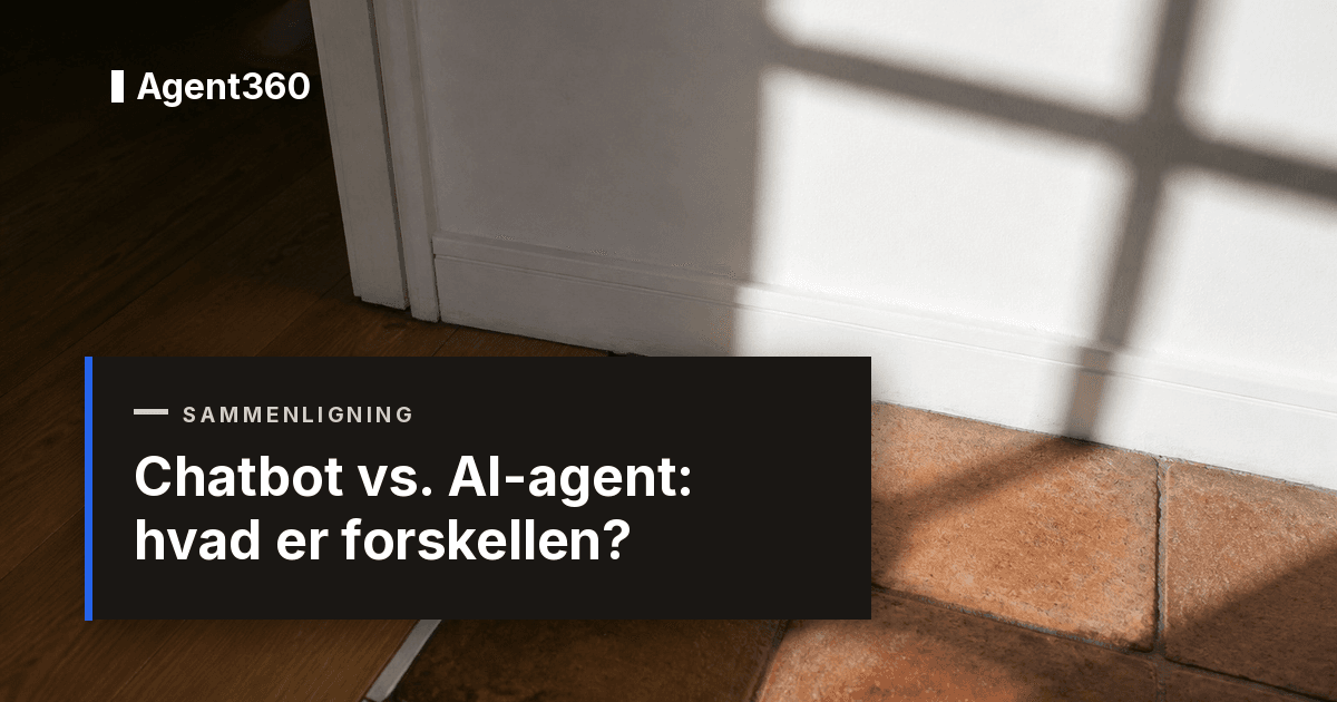 Chatbot vs. AI-agent: hvad er forskellen?