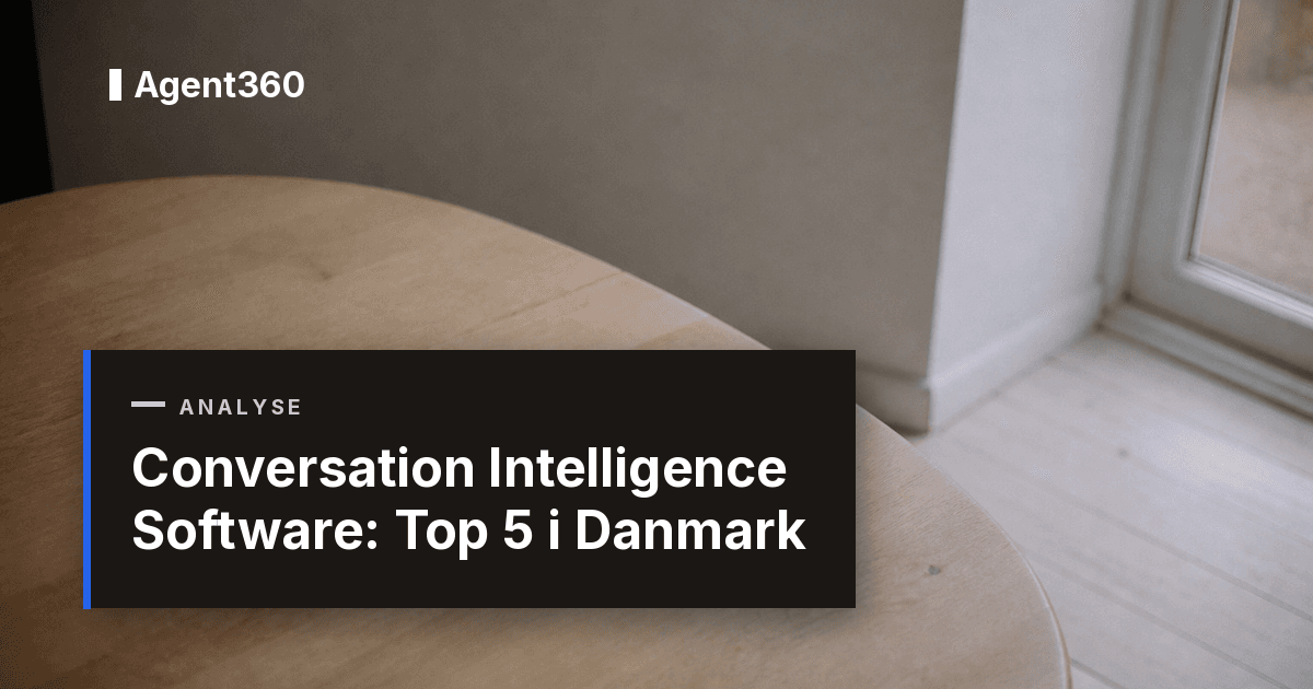 Conversation Intelligence Software: Top 5 i Danmark 2026