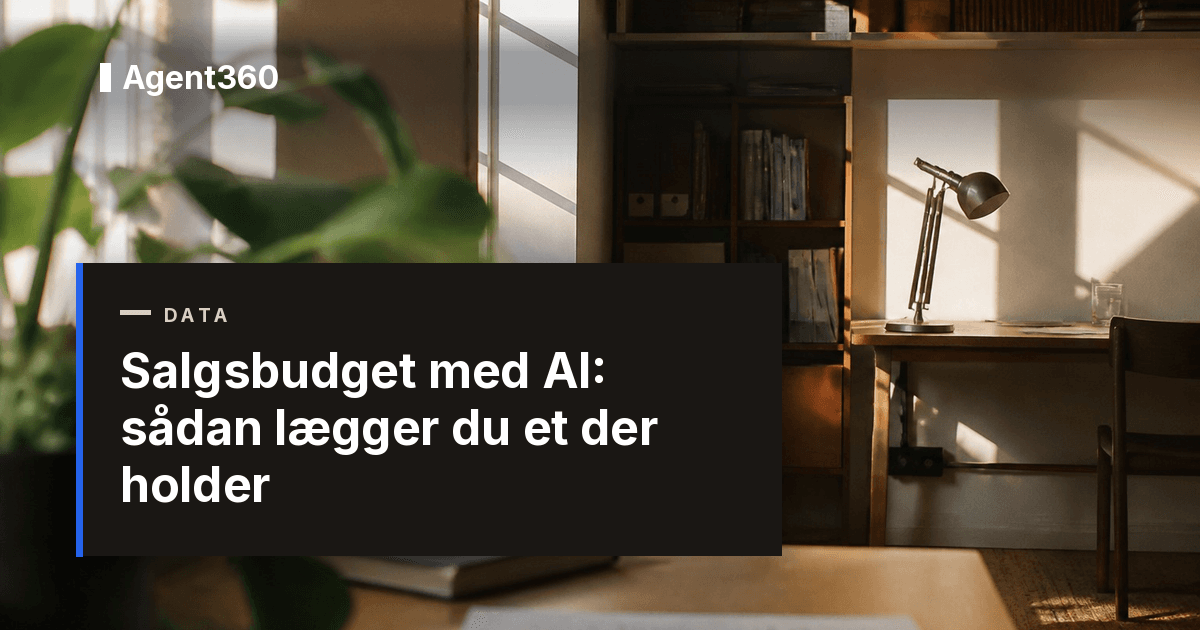 Salgsbudget med AI: sådan lægger du et der holder